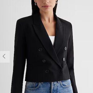 NWT cropped blazer